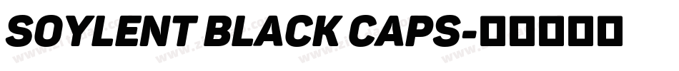 Soylent Black CAPS字体转换